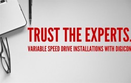 Trust the experts, variable speed drive installations with Digicon